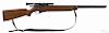 Wards Western Field tube fed bolt action rifle, .22 caliber, with a Weaver scope, a walnut stock