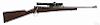 Winchester bolt action rifle, bore measures approximately .28 caliber