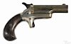 Colt Thuer single shot Derringer, .41 rimfire caliber, with birdhead grips