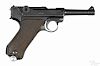 DWM P-08 Luger semi-automatic pistol, .30 caliber, 1920 commercial model