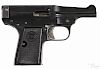 Davis Warner Infallible semi-automatic pistol, .32 caliber, with a 3'' round barrel