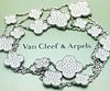 Van Cleef & Arpels 16 Motif Alhambra 18K Diamond Necklace