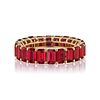 18K GOLD 7.0 CTTW RUBY ETERNITY BAND