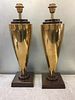 Pair of Drimmer Gold Decorator Table Lamps.