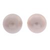 Pair of South Sea Cultured Pearl, 18k Earrings