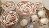 TRAY 40PC. SPODE "INDIAN TREE" DINNER SERVICE