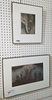 LOT 2 FRAMED PASTELS ON PAPER "THE ELEPHANT ISNESS" 8" X 5-1/4" X AND "THEY DEFEND" 15"X18-1/4" SGND PHILLIS BOLTON FROM THE BOLTON ESTATE
