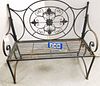 WROUGHT BENCH 37-1/2"H X 40"W