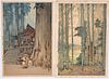 2 Woodblock Prints by Hiroshi Yoshida