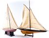Two Vintage Pond Boats