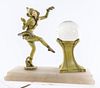 Vintage Art Deco Lamp w/ Dancer