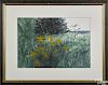 Ann Wyeth McCoy (Pennsylvania 1915-2005), watercolor, titled End of Summer, signed lower left