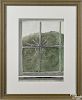 Ann Wyeth McCoy (Pennsylvania 1915-2005), watercolor, titled Spiderweb, signed lower right