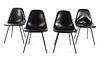 Charles and Ray Eames (American, 1907-1978; 1912-1988), HERMAN MILLER, CIRCA 1950s, four Shell chairs