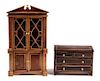 Two Furniture Articles Height 2 1/4 x width 3 1/4 x depth 1 1/2 inches.