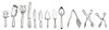 A Collection of Silver Serving Articles, , comprising a cake knife, a fish slice, a fish knife, a cake slice, a pie slice, a 