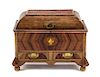 An Art Nouveau Style Chest Height 3 x width 3 7/8 x depth 2 1/2 inches.