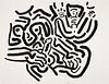 Keith Haring - Untitled IV from "Bad Boys"