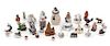 A Collection of Chemehuevi Pottery Articles Height of tallest 1 1/8 inches.