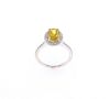 Beautiful Natural Yellow Sapphire & Diamond Ring