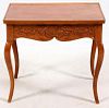 COUNTRY FRENCH WALNUT SIDE TABLE