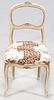 LOUIS XV STYLE PAINTED WOOD CHAIR