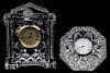 WATERFORD CRYSTAL CLOCKS TWO