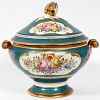 FRENCH SEVRES PORCELAIN TUREEN W/ COVER 19TH.C.