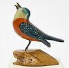 Joseph Moyer Carved and Painted Hummingbird
