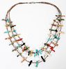 INDIAN MULTI STONE NECKLACE