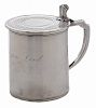 American Coin Silver Lidded Cup