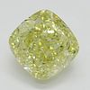 2.11 ct, Natural Fancy Yellow Even Color, VS2, Cushion cut Diamond (GIA Graded), Appraised Value: $40,500 