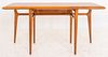 Vintage Modernist Mahogany Console-Dining Table