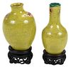 Two Chinese Porcelain Miniature Vases