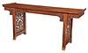 Important Chinese Huanghuali Scroll Table