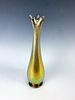 LC Tiffany 4 Stem Gold Favrile Glass Vase