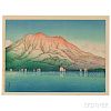 Kawase Hasui (1883-1957), Sakurajima Volcano in Kagoshima