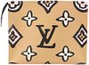 LOUIS VUITTON CARAMEL MONOGRAM WILD AT HEART TOILETRY POUCH 26 COSMETIC BAG