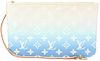 LOUIS VUITTON LIMITED MONOGRAM BLUE BY THE POOL NEVERFULL POCHETTE WRISTLET