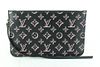 LOUIS VUITTON BLACK PINK MONOGRAM FALL FOR YOU NEVERFULL POCHETTE MM OR GM