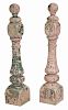 Pair Painted Cast Iron Hitching Posts