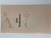 Mario Puzo and Marlon Brando The Godfather signed book page. GFA Authenticated