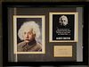 Albert Einstein signed Theory of Relativity quote and equation collage. GFA authenticated