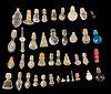 Large Collection Antique Bottle Glass Stoppers
