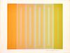 Richard Anuszkiewicz (American, 1930-2020) Screenprint In Colors, On Wove Paper, C. 1972, Sun Keyed, H 12'' W 14.25''