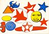 Alexander Calder (American, 1898-1976) Lithograph In Colors, On Wove Paper, Jerusalem Star, H 29.62'' W 41.5''