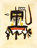 Wilfredo Lam (Cuban, 1902-1982) Lithograph In Colors, On Wove Paper, Affich Avant Lettre, H 29.75'' W 21.75''