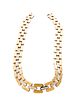 18kt Yellow Gold And Diamond Necklace L 22'' 115g