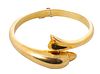 750 Yellow Gold Dolphin Form Bracelet