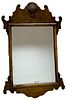 Queen Anne Style Walnut Mirror,  19th C., H 25.75'' W 17.5''